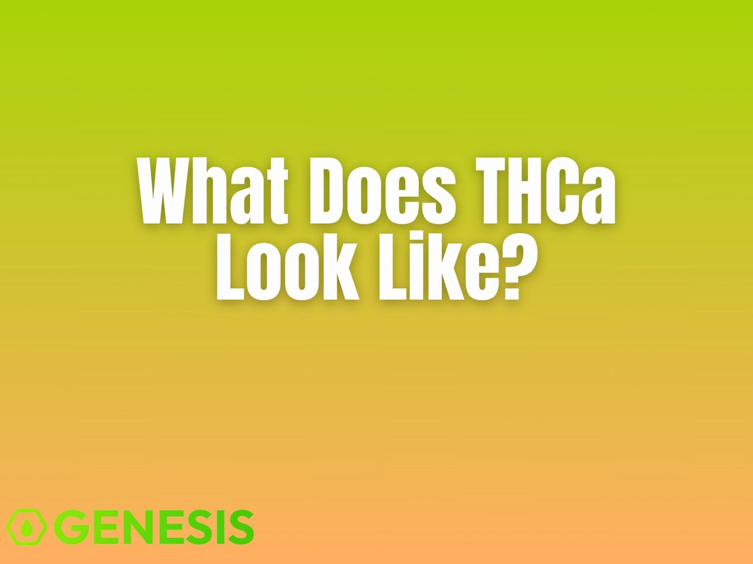 What Does THCa Look Like in Flower and Crystals