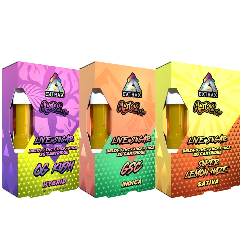 THCa Live Sugar 2G Cartridge | Adios MF Genesis THCa Live Sugar 2G Cartridge | Adios MF Genesis