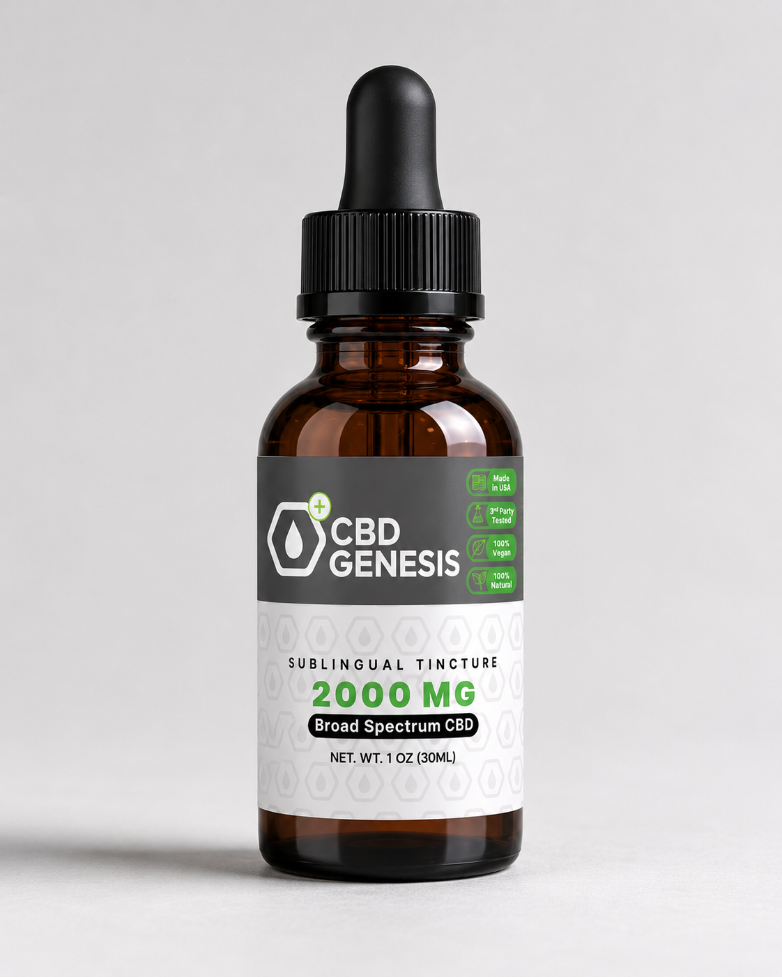 Genesis CBD Tincture | Broad Spectrum (THC Free) NEW! Genesis CBD Tincture | Broad Spectrum (THC Free) NEW!