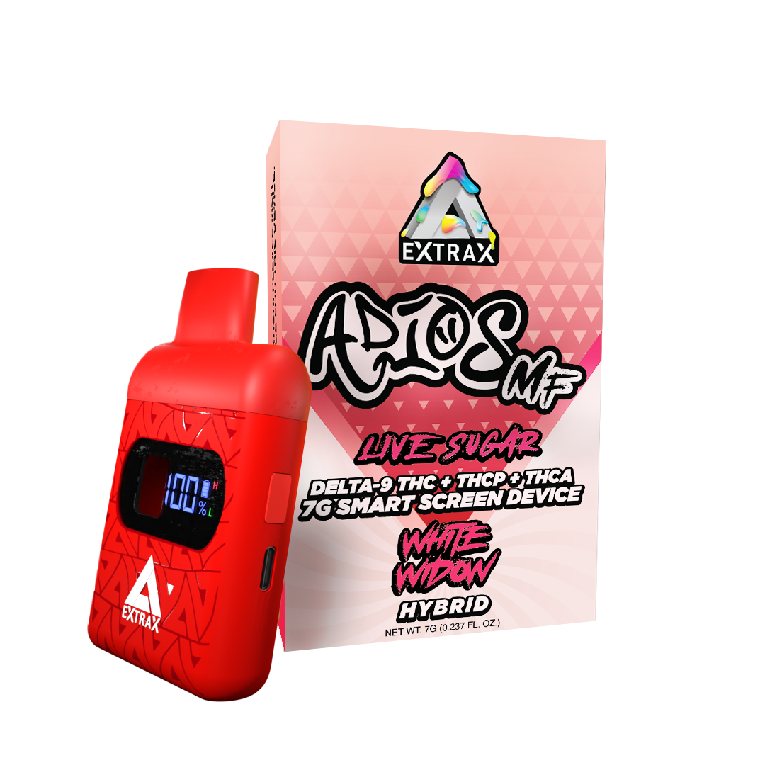 Extrax Adios MF 7g Disposable: D9, THCP, THCa, D8 Live Sugar