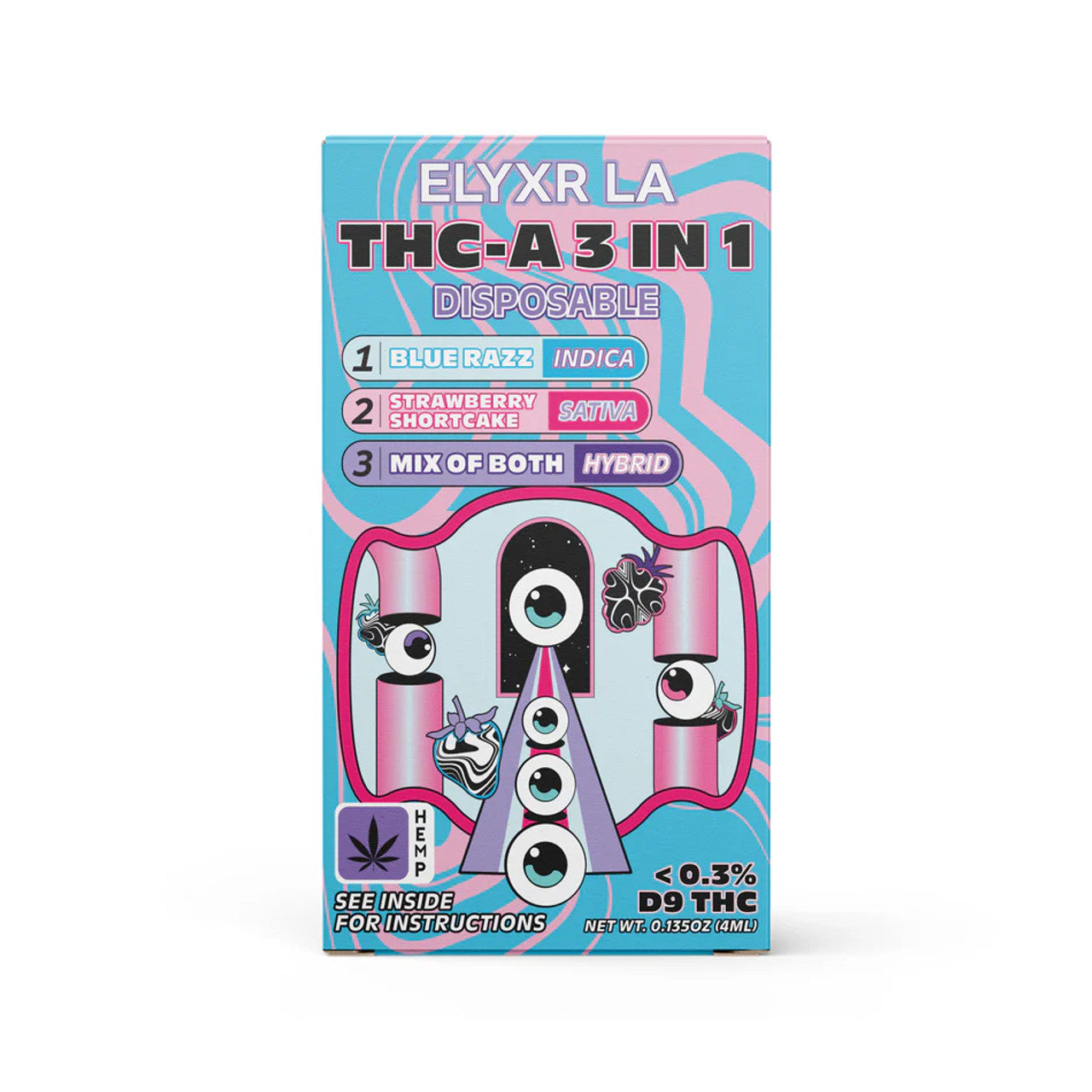Elyxr LA THC-A 3-in-1 Disposable 4 Grams (4000mg) Genesis Elyxr LA THC-A 3-in-1 Disposable 4 Grams (4000mg) Genesis
