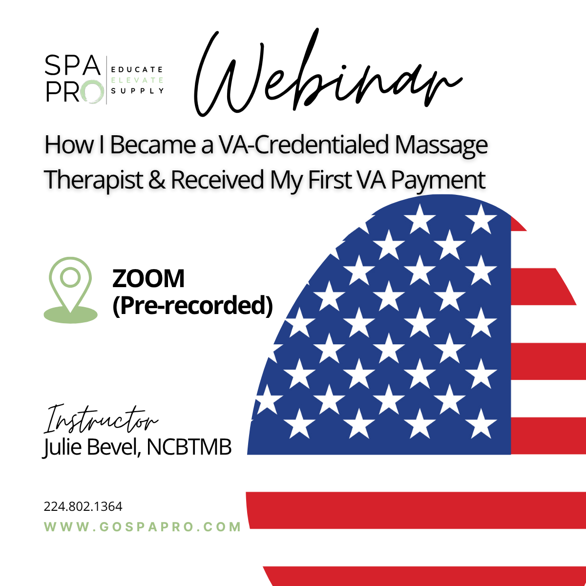 Helping Those Who Heal Our Heroes: Julie Bevel's Free VA Massage Therapy Credentialing Webinars