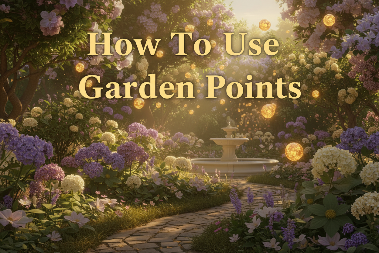 How to Use Garden Points: Your Guide to CBD Genesis Rewards