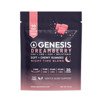 Genesis DreamBerry: Sleep Support Gummies with CBD, CBN & Melatonin