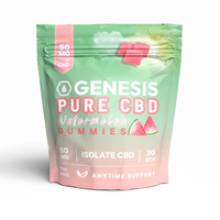 Genesis PURE CBD Gummies | 50mg Watermelon