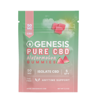 SAMPLE PACK | Genesis PURE CBD Gummies | 50mg Watermelon